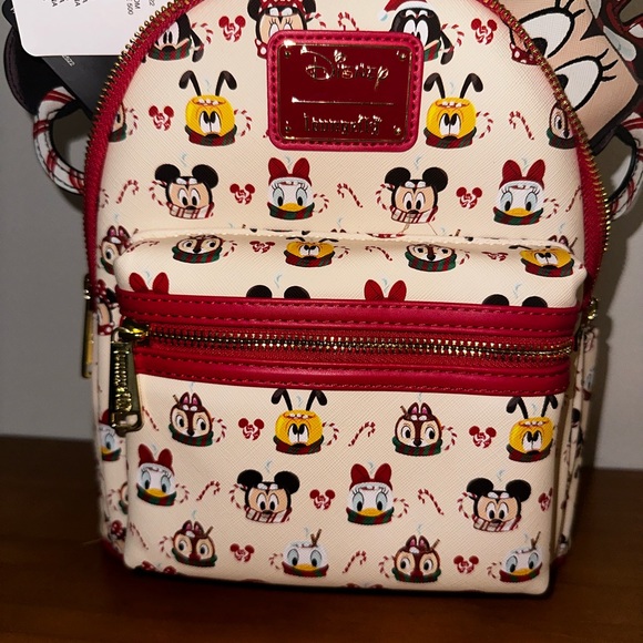 Loungefly Disney Christmas Characters Hot Cocoa Scented With Ears NEW One Size - Picture 10 of 10